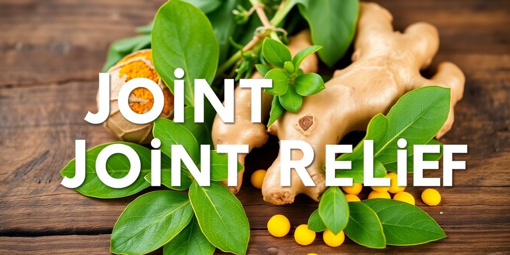Herbal ingredients for joint pain relief